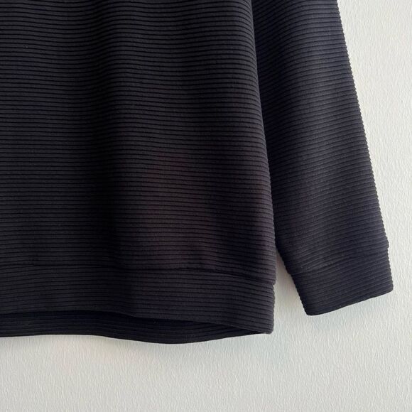 Jan N June Women’s Small Rib Black Pullover O-Sweater Toulon Long Sleeve - Picture 5 of 12